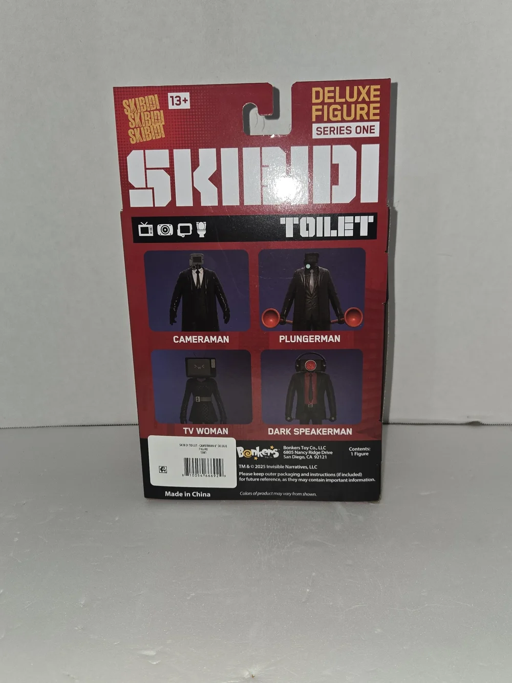 SET OF 4! Skibidi Toilet Deluxe Figure TV Woman Speakerman Cameraman Plungerman